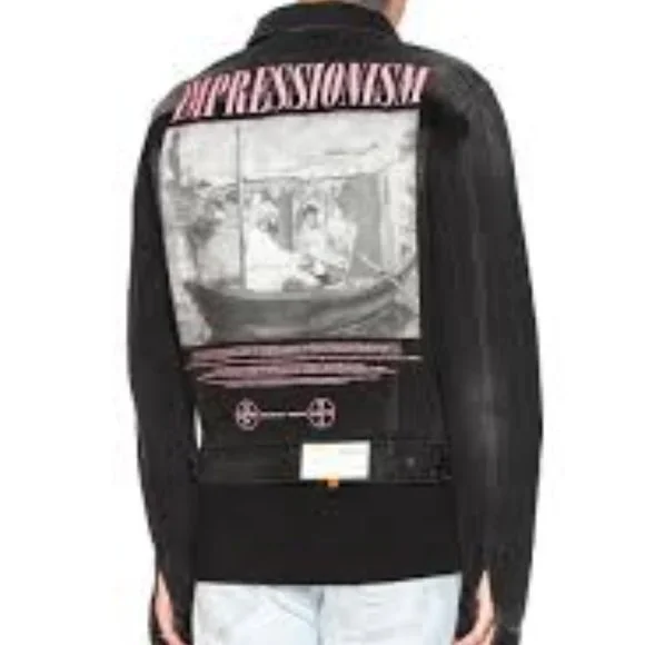 Impressionism Denim Jacket - Picture 8 of 11